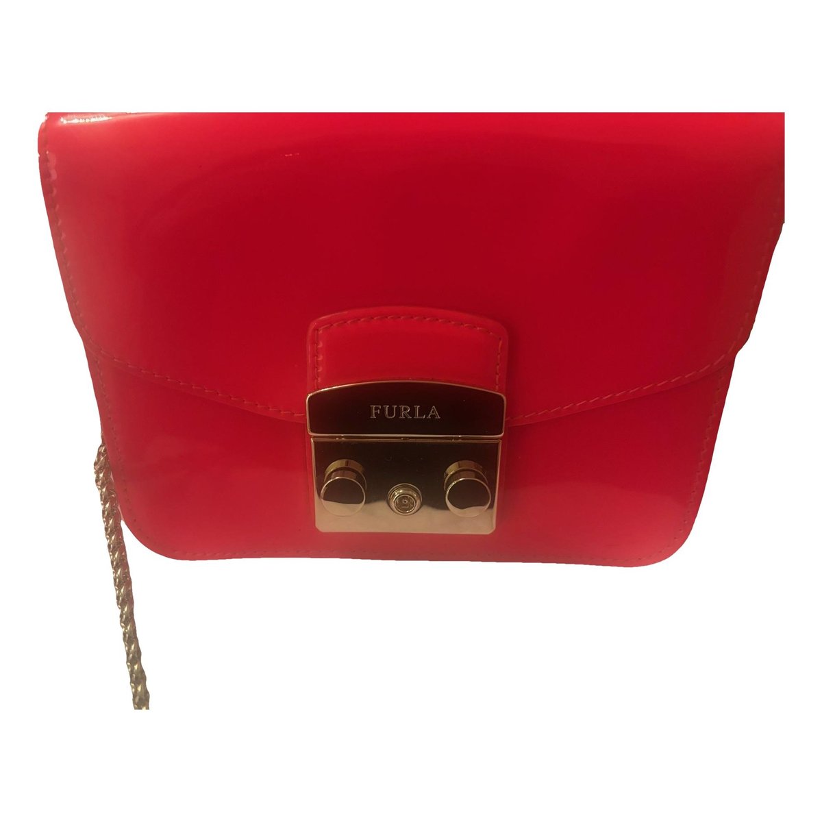 Metropolis patent leather crossbody bag
