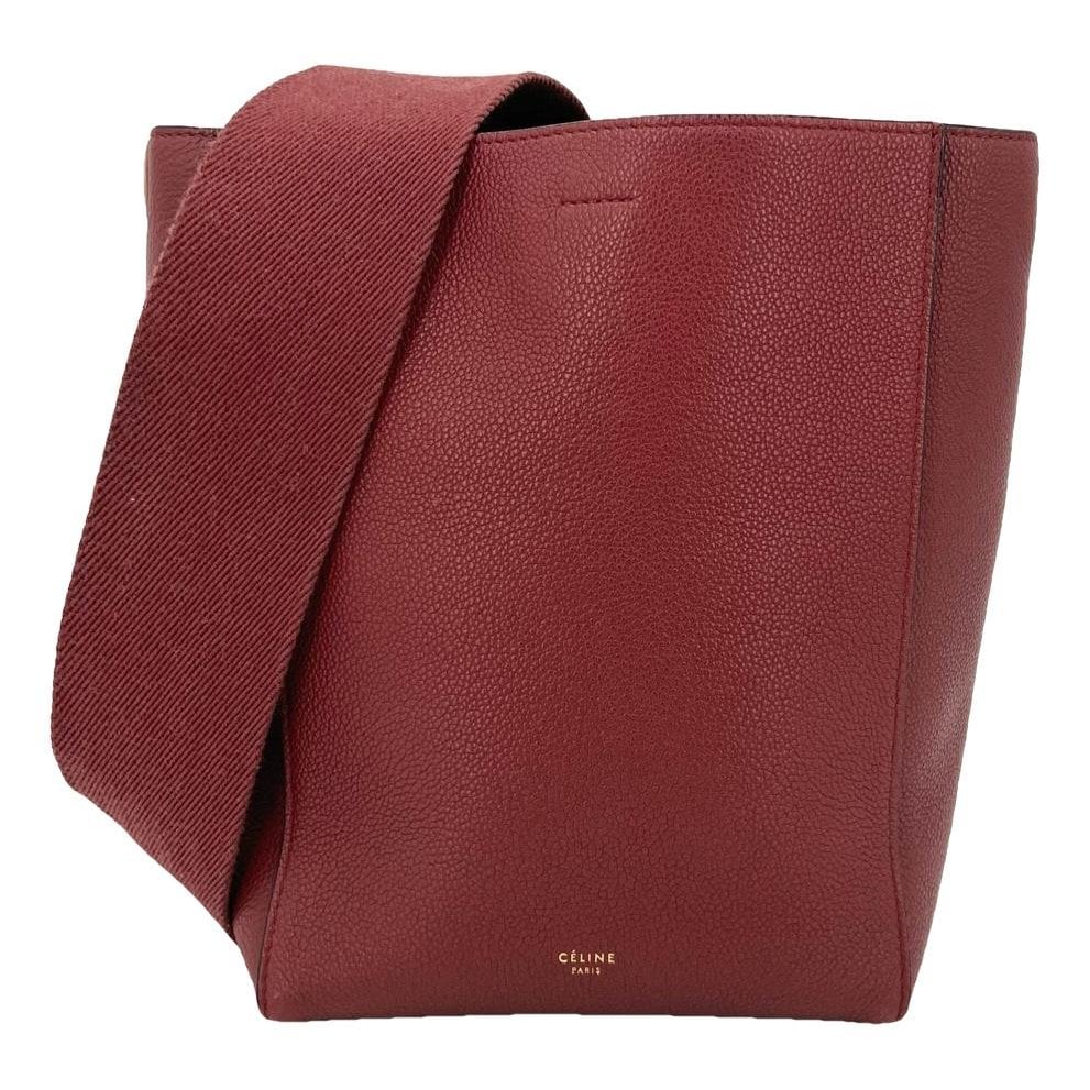 Seau Sangle leather handbag