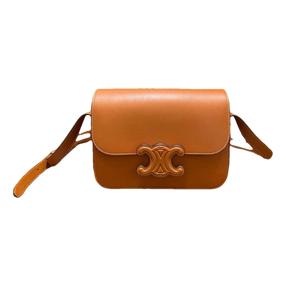 Triomphe leather handbag