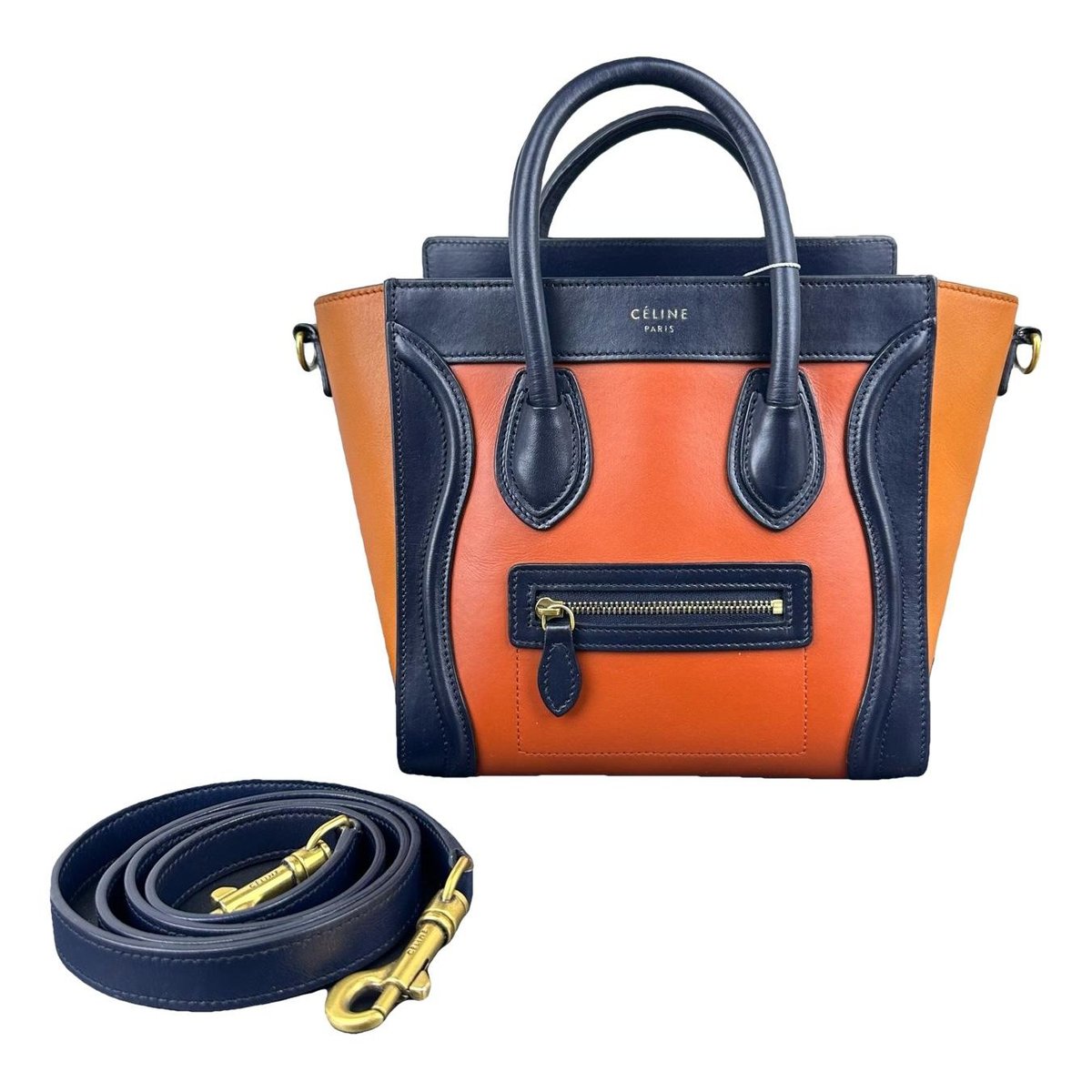 Luggage leather handbag