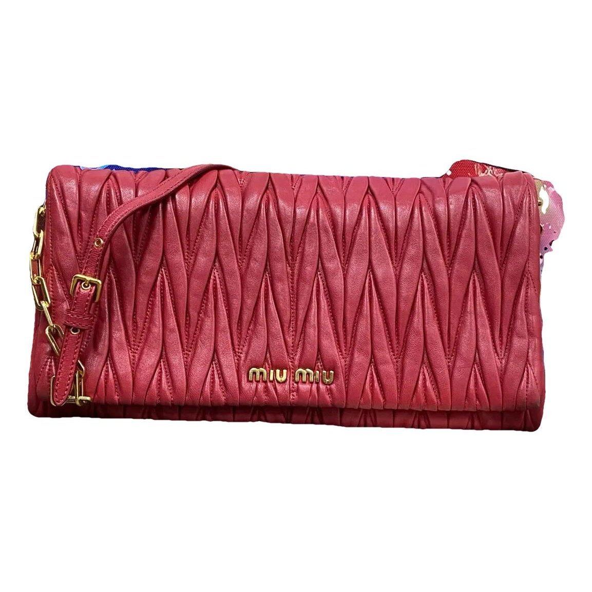 Miu delice leather handbag