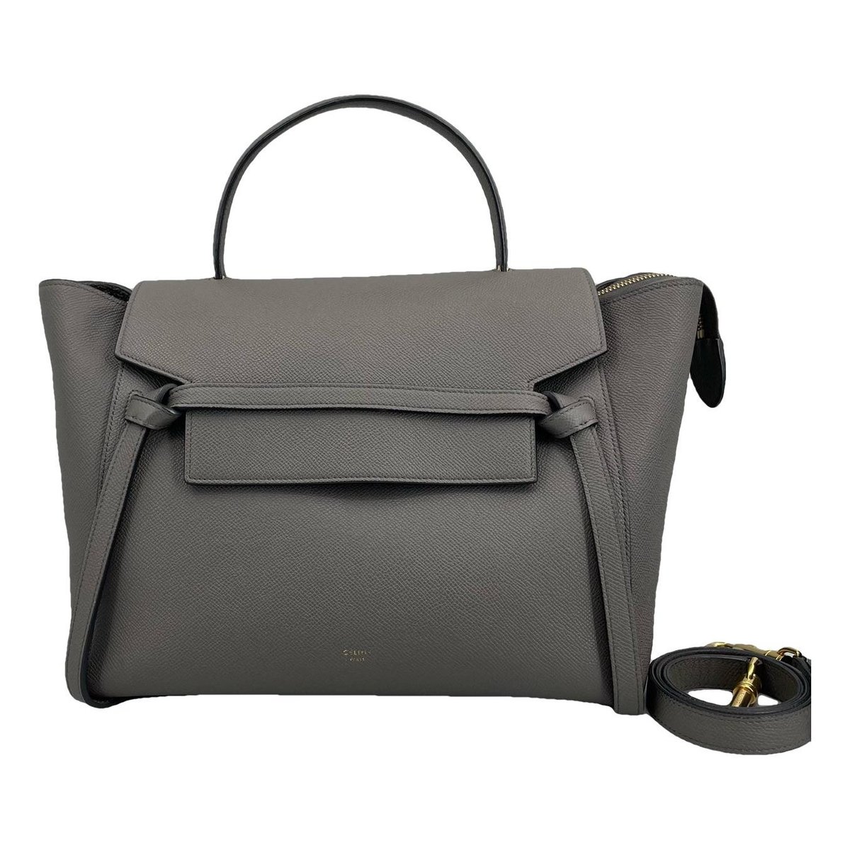 Belt leather handbag