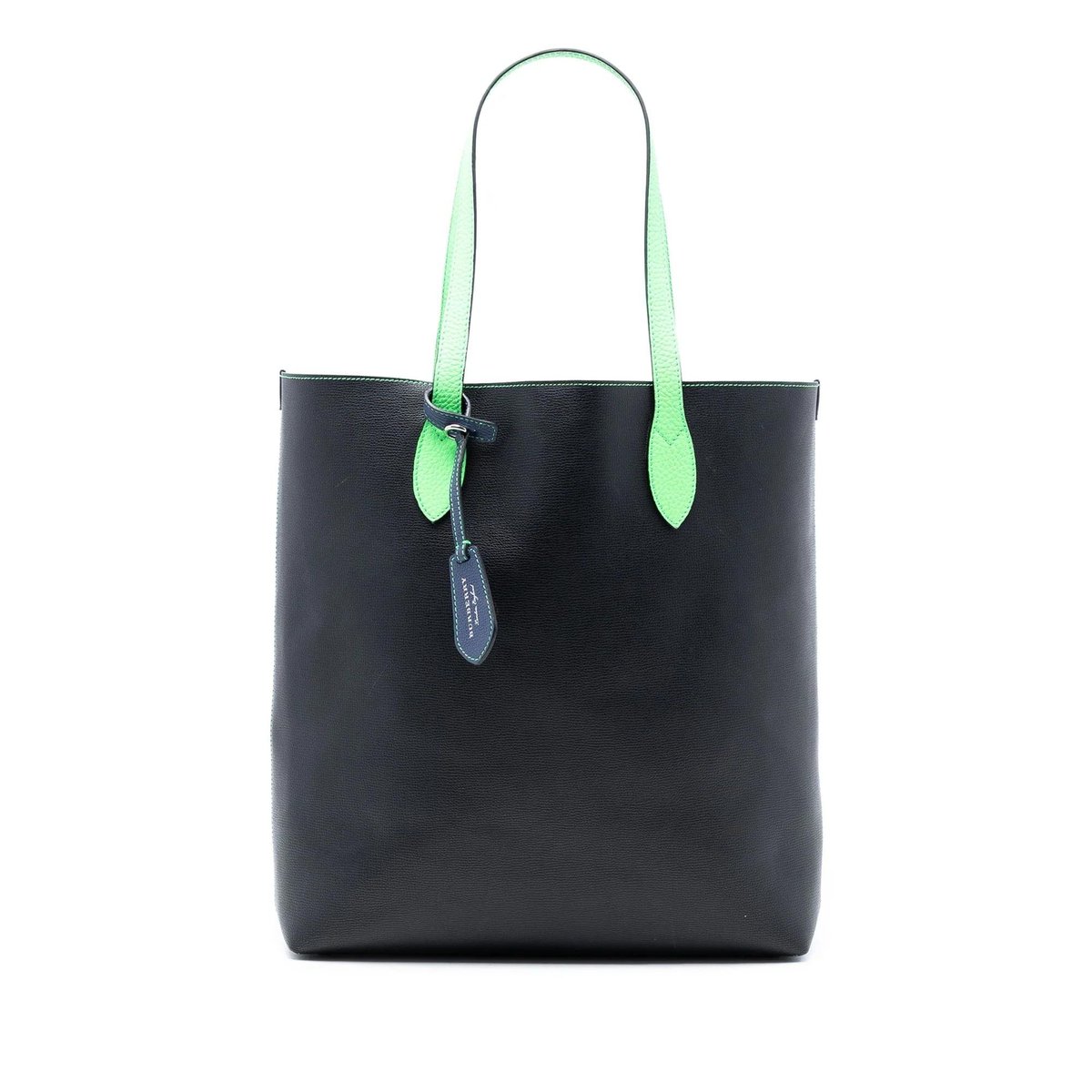 Pocket leather tote