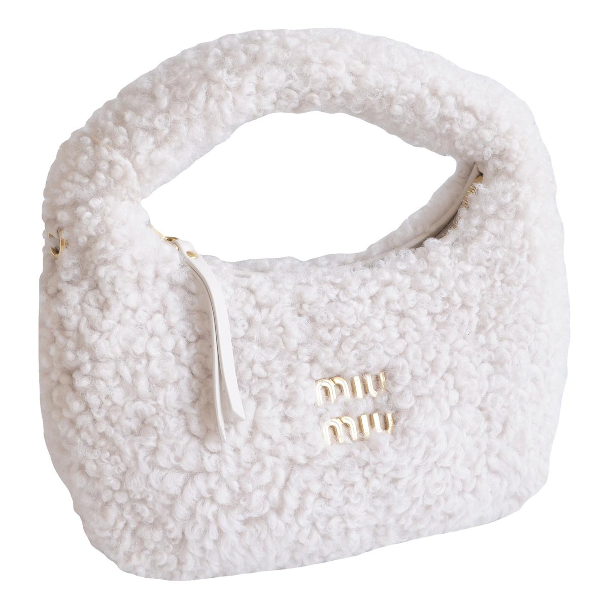 Miu Wander wool crossbody bag