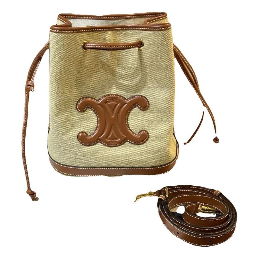 Twisted leather crossbody bag