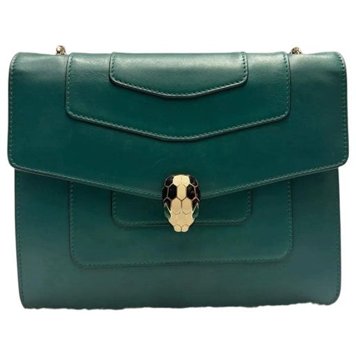 Serpenti leather handbag