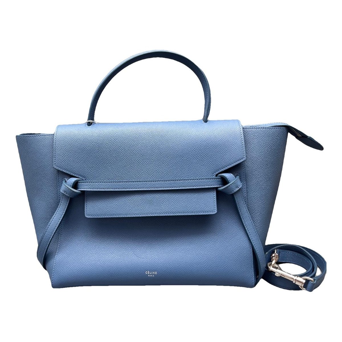 Belt leather handbag