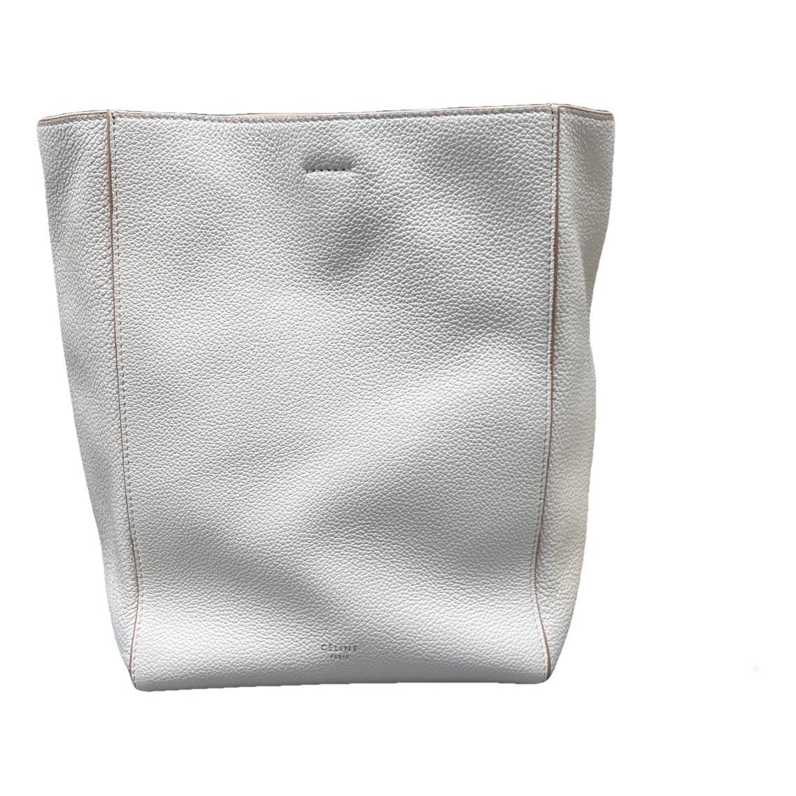 Seau Sangle leather handbag
