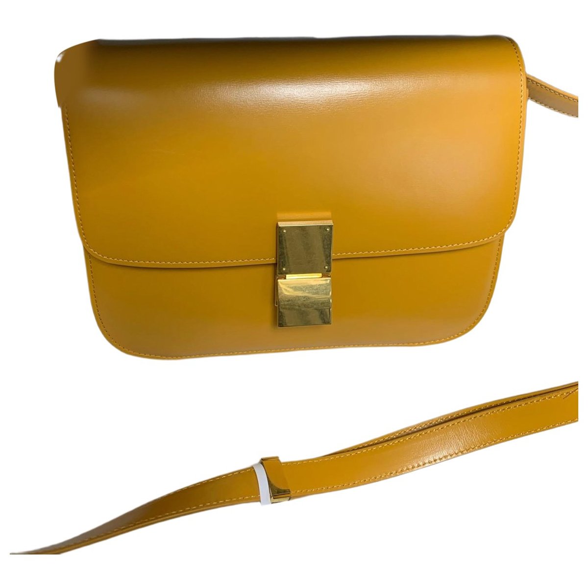 Classic leather handbag