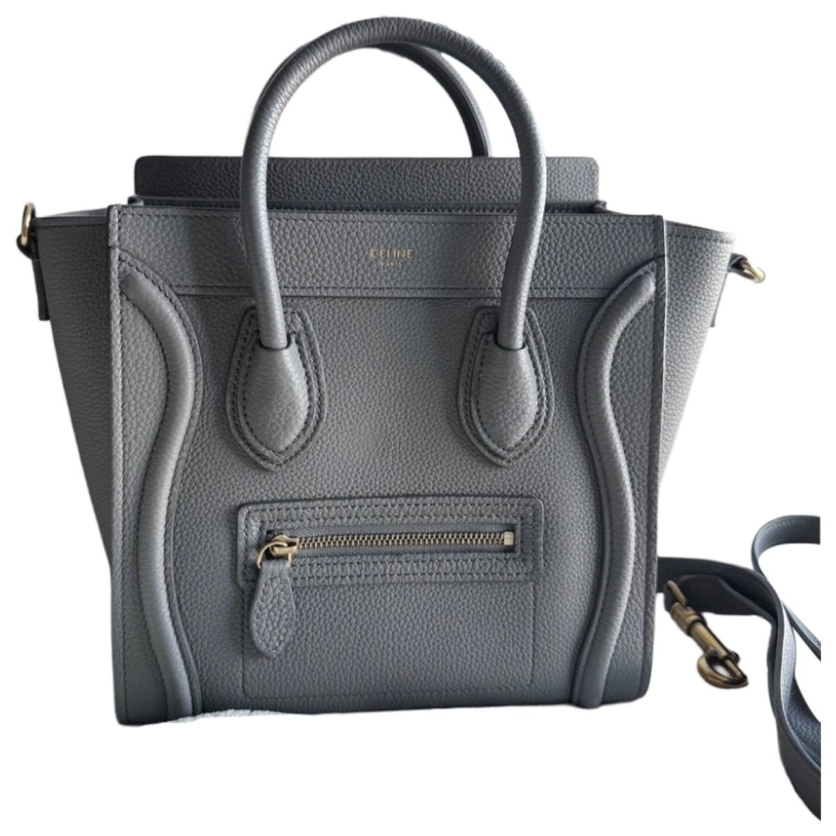 Nano Luggage leather handbag