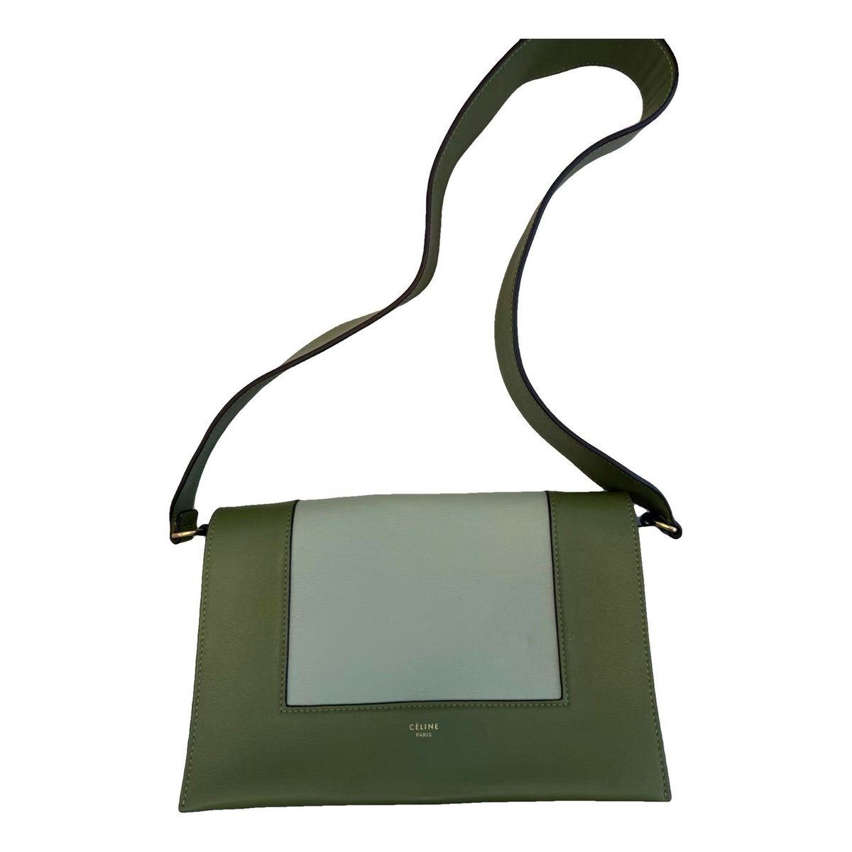 Frame leather crossbody bag