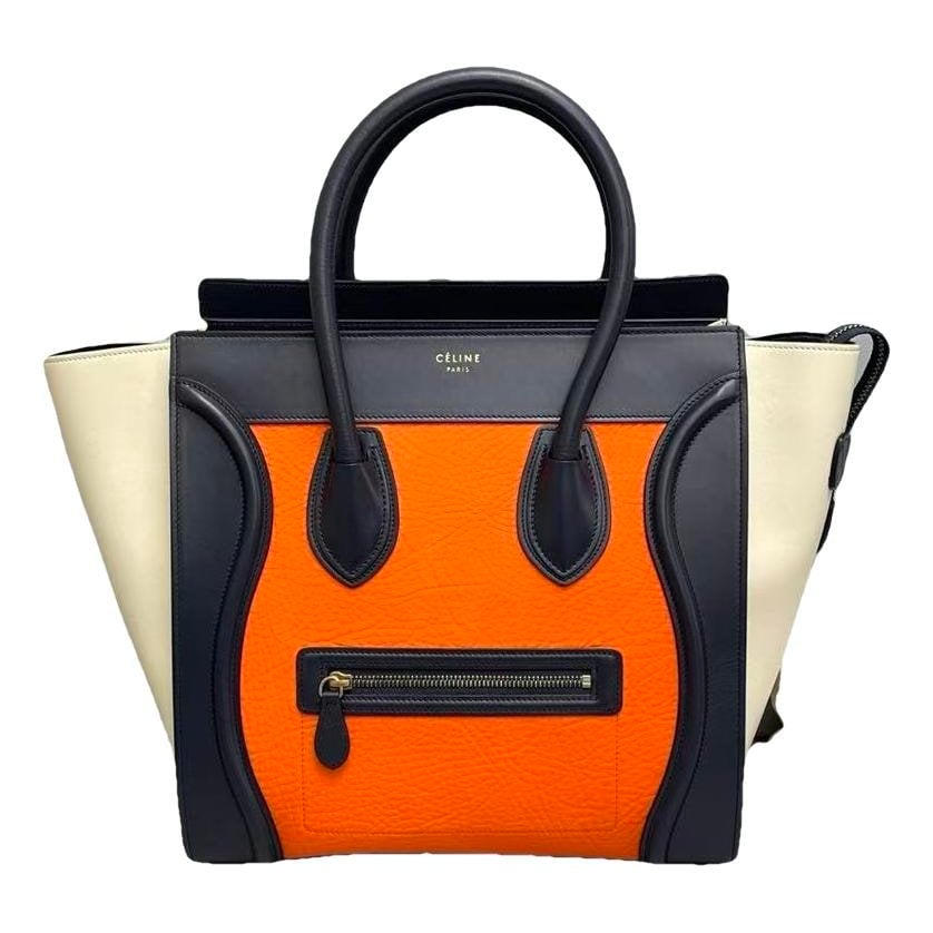 Luggage leather handbag