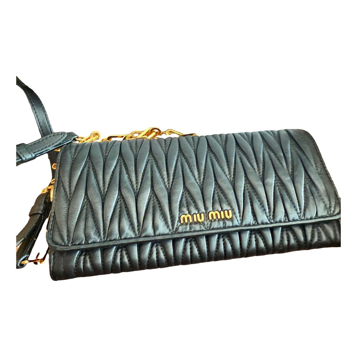 Miu delice leather crossbody bag