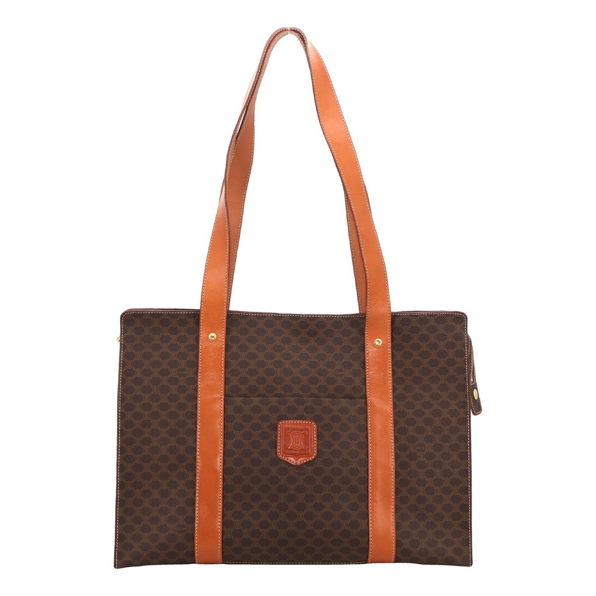 Triomphe leather tote