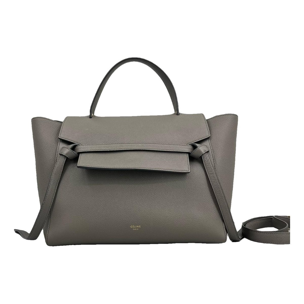 Belt leather handbag