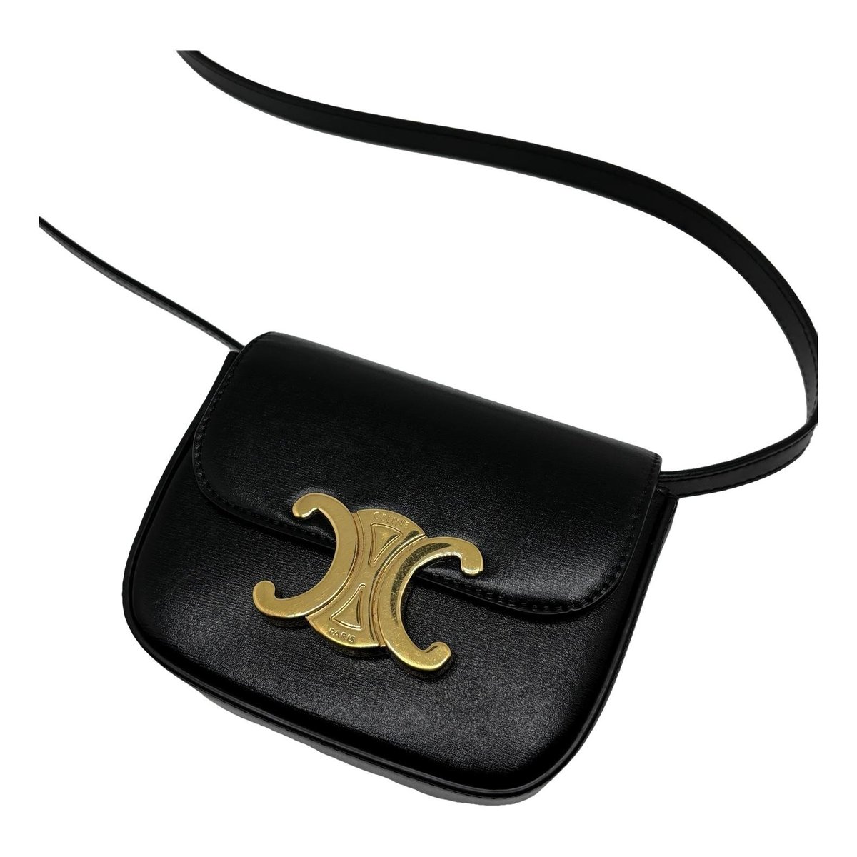 Triomphe leather handbag