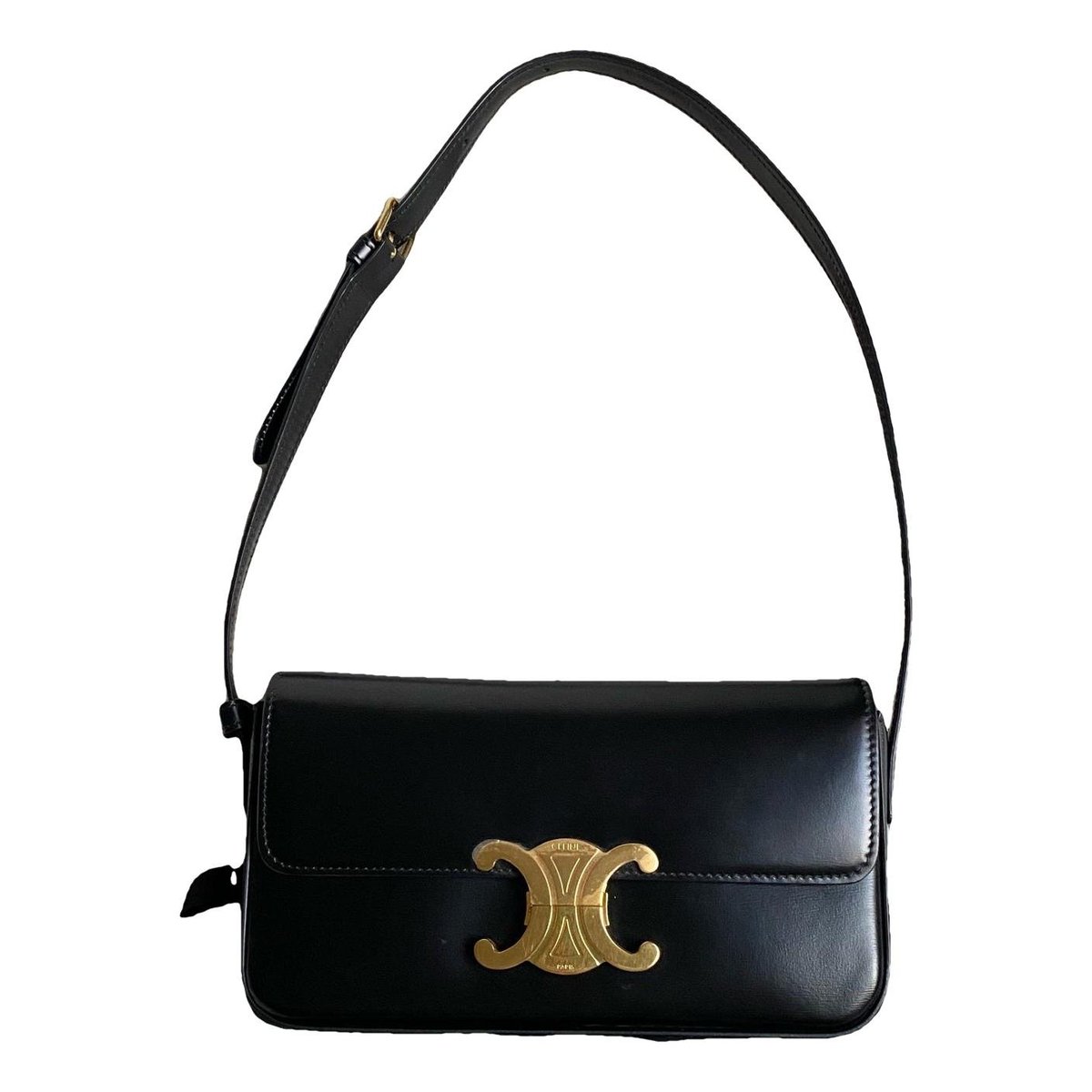 Triomphe Long leather handbag