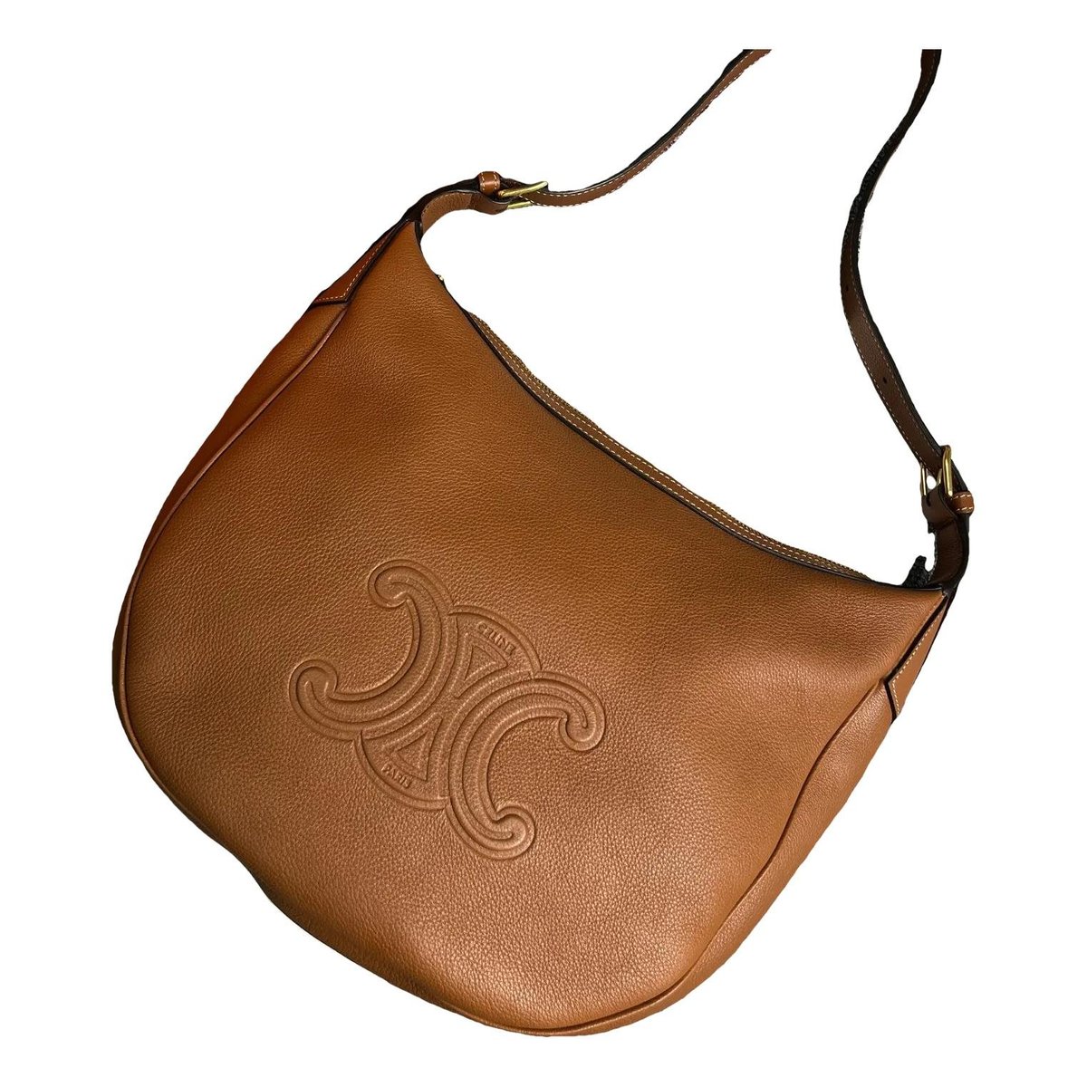 Hobo leather handbag