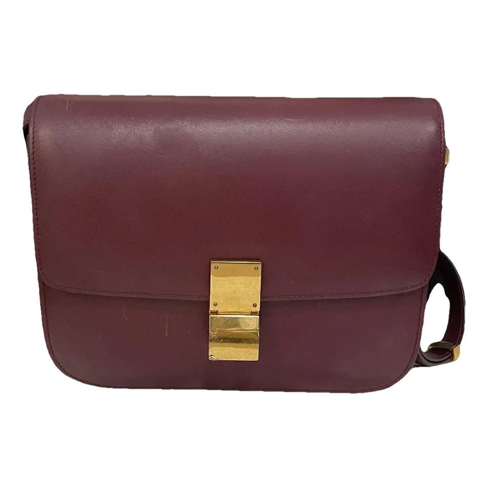 Classic leather crossbody bag
