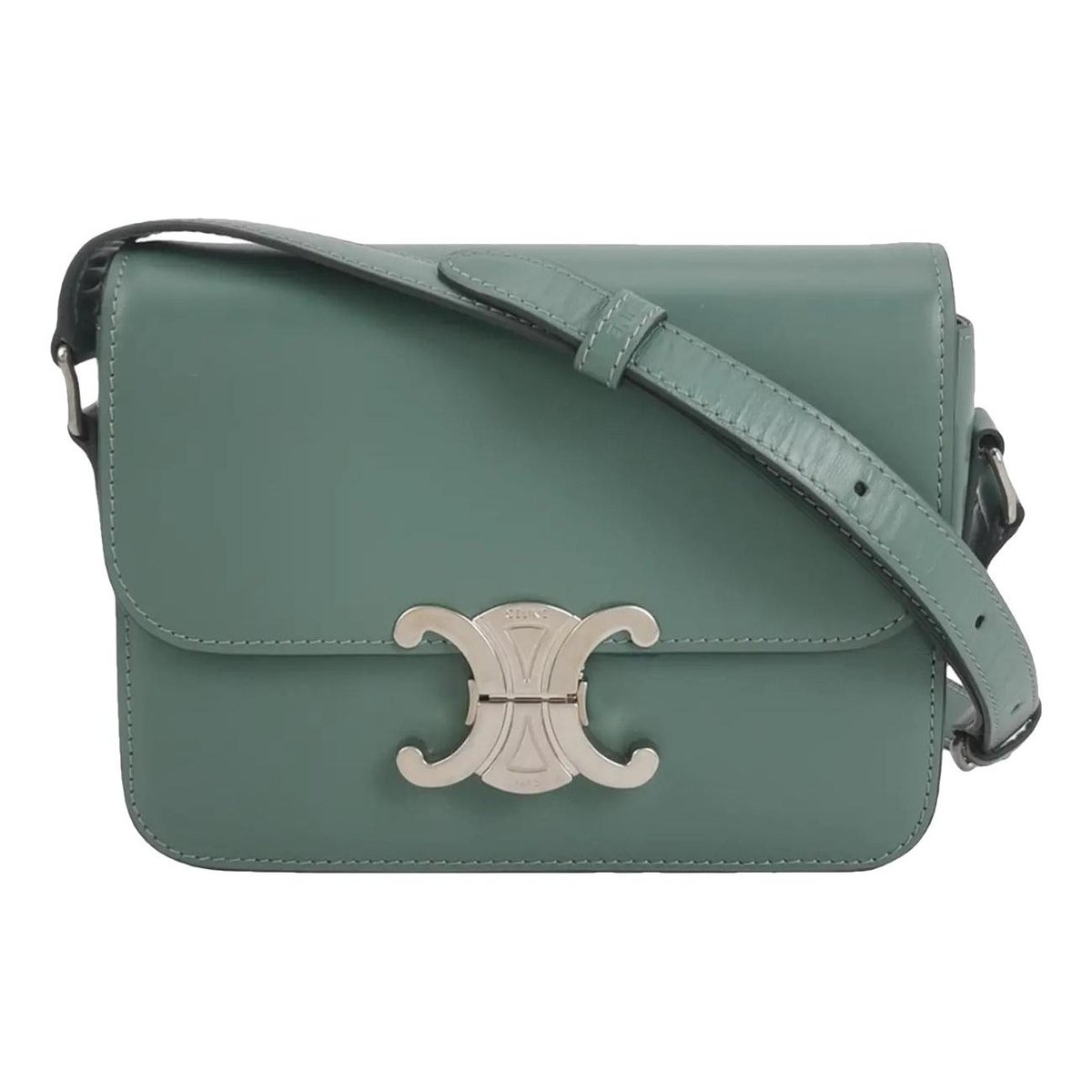 Triomphe leather crossbody bag