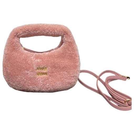 Miu Wander cashmere handbag