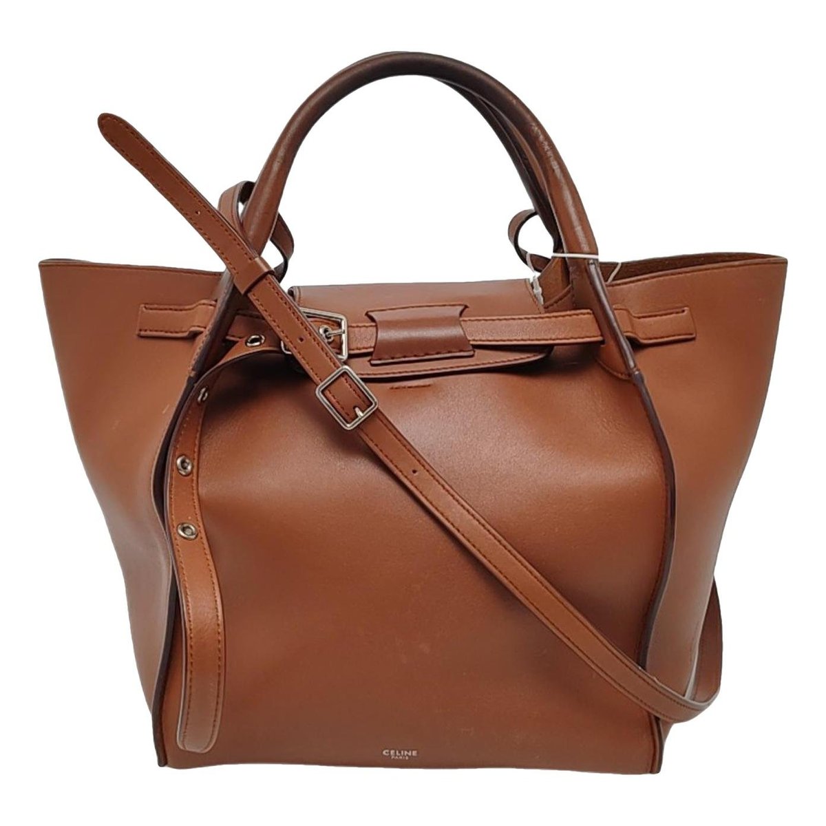 Big Bag leather handbag