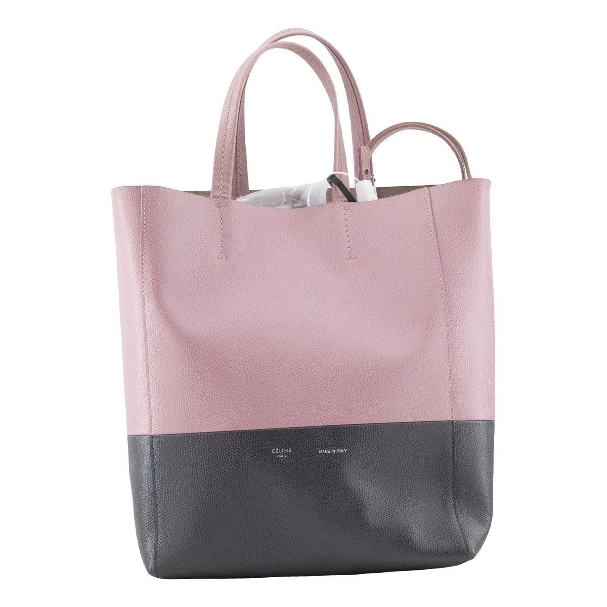 Cabas leather handbag