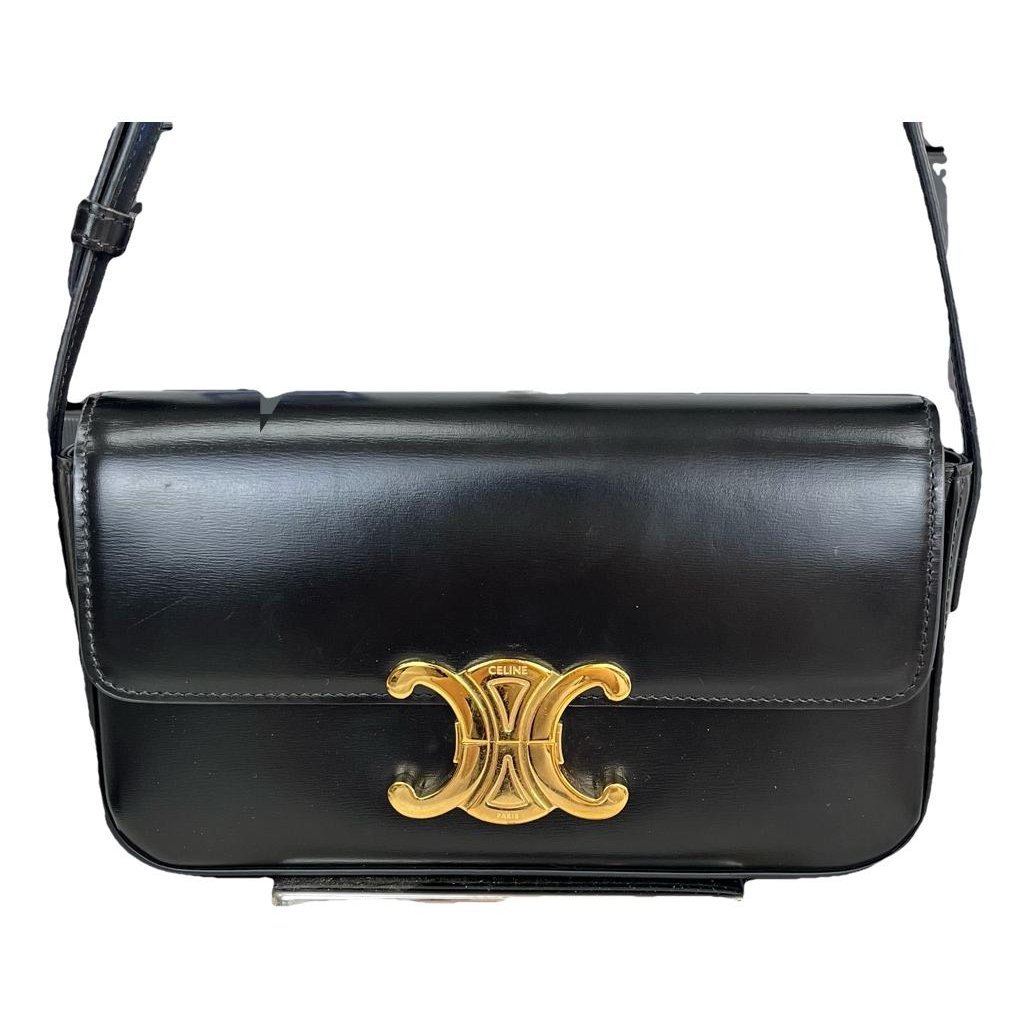 Triomphe Long leather handbag