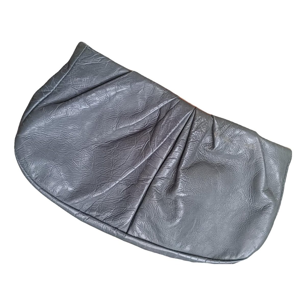 Patent leather clutch bag