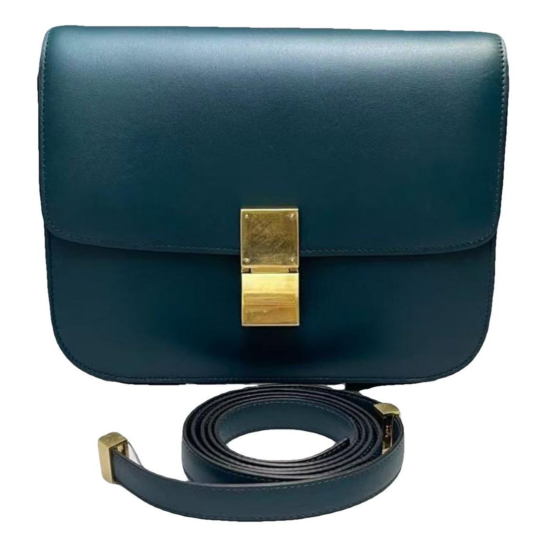 Classic leather crossbody bag