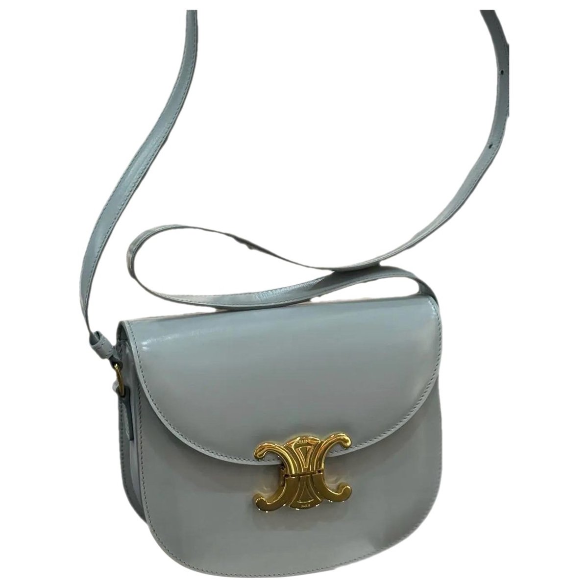 Triomphe leather crossbody bag