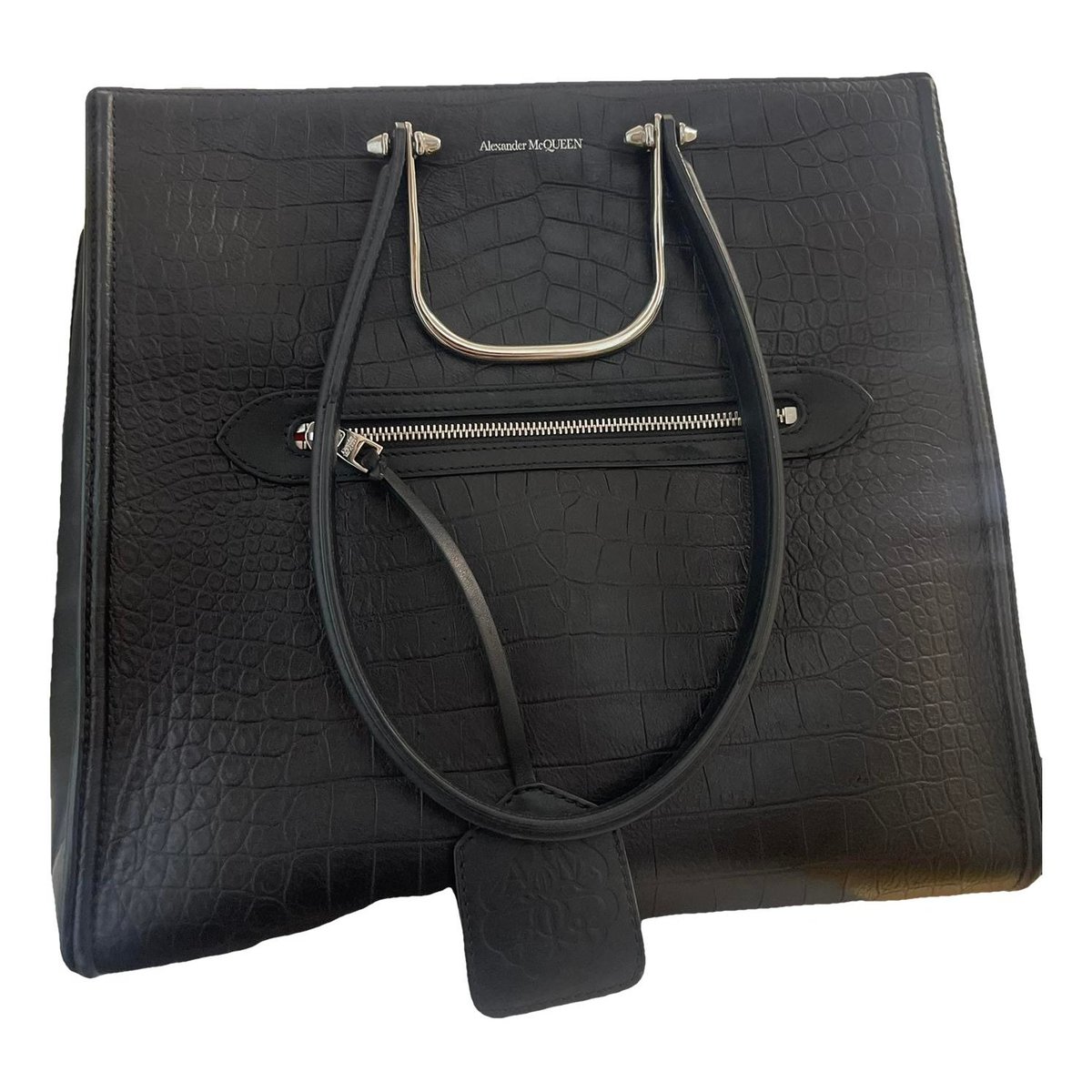 Leather tote