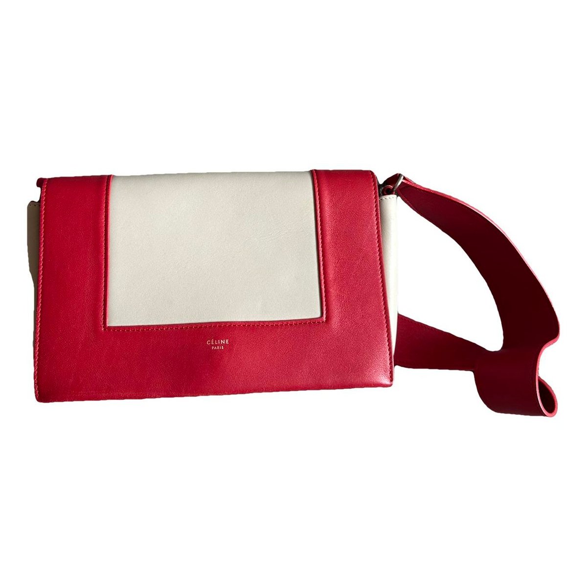 Frame leather crossbody bag