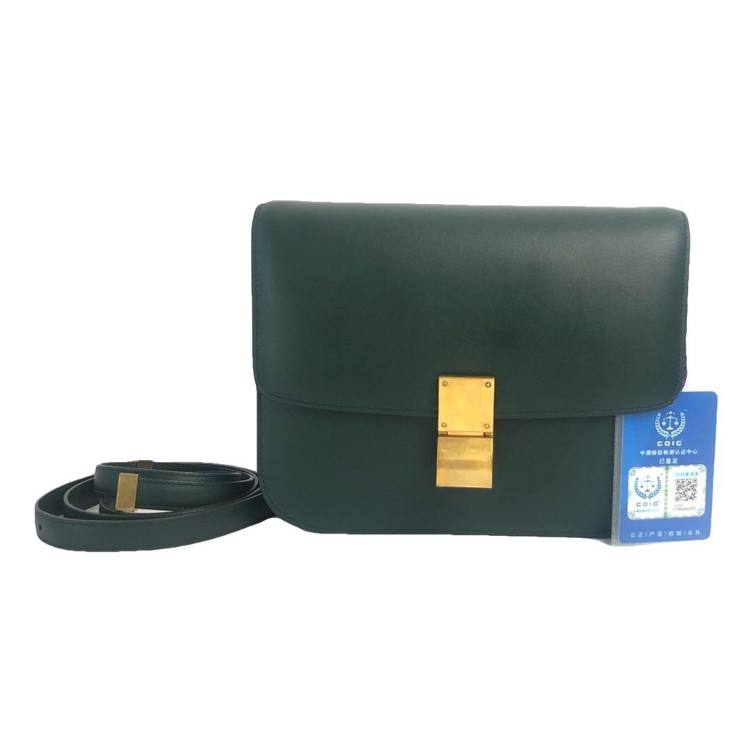 Classic leather handbag