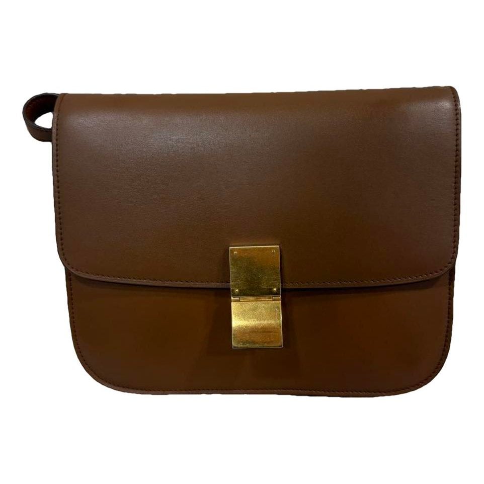 Classic leather crossbody bag