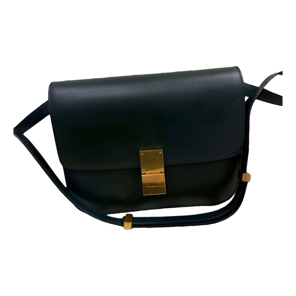 Classic leather crossbody bag