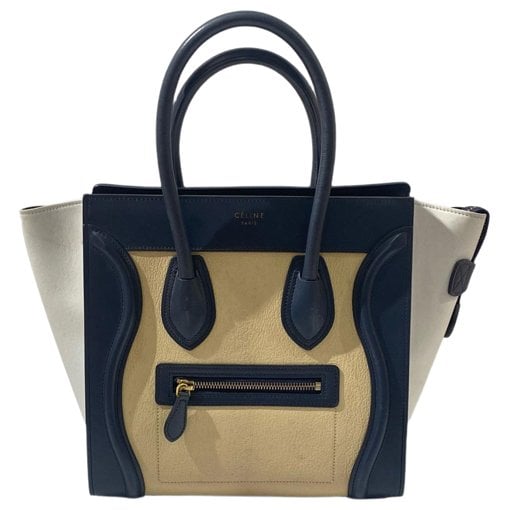 Luggage leather handbag