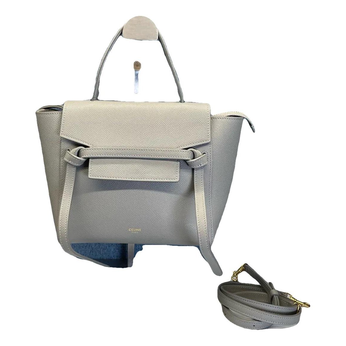 Belt leather crossbody bag
