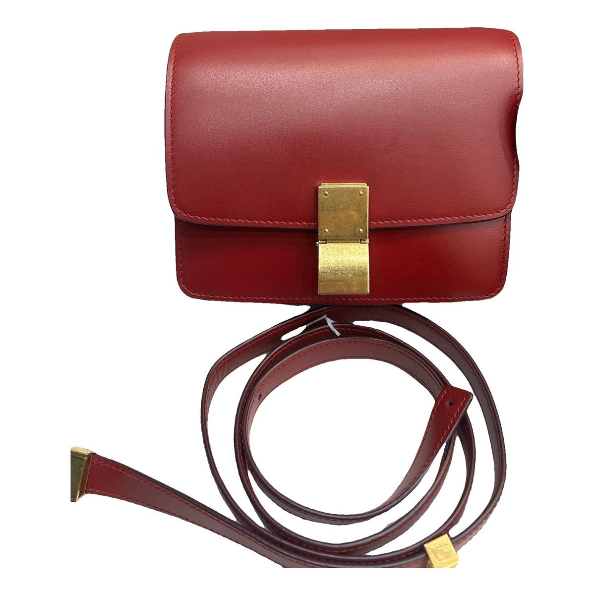 Classic leather crossbody bag