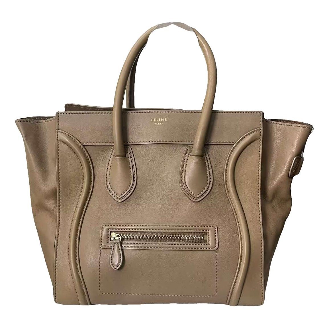 Luggage leather handbag