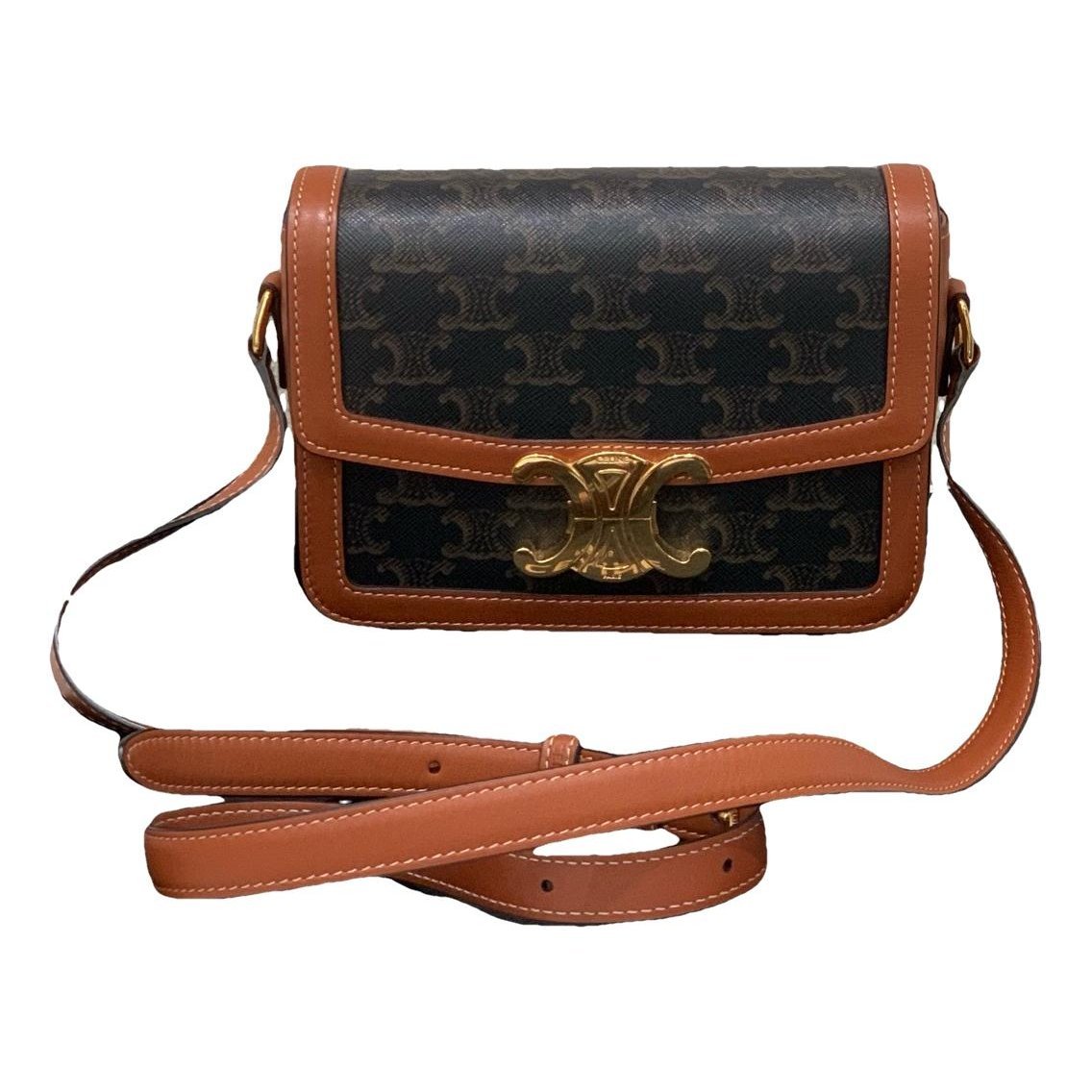 Triomphe leather handbag