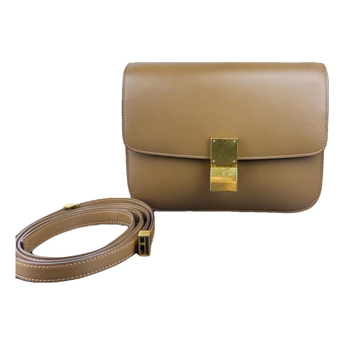 Classic leather handbag