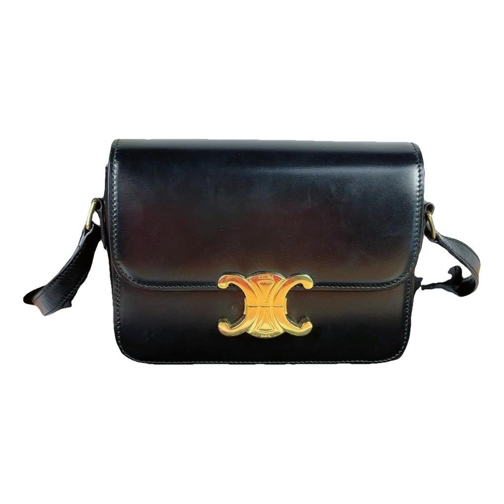 Triomphe leather handbag