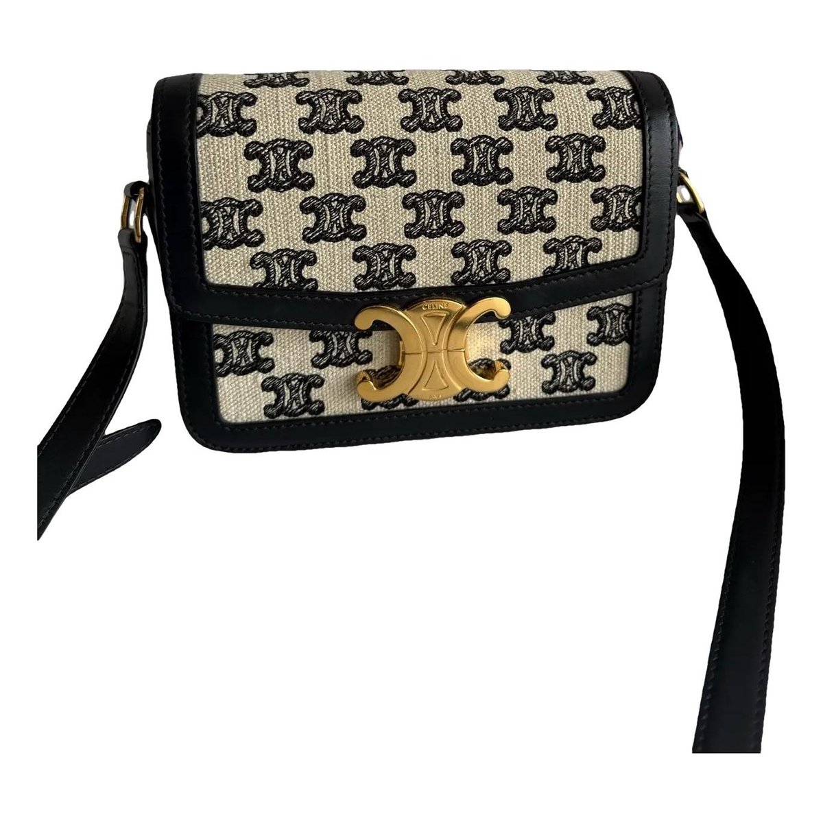 Triomphe cloth handbag