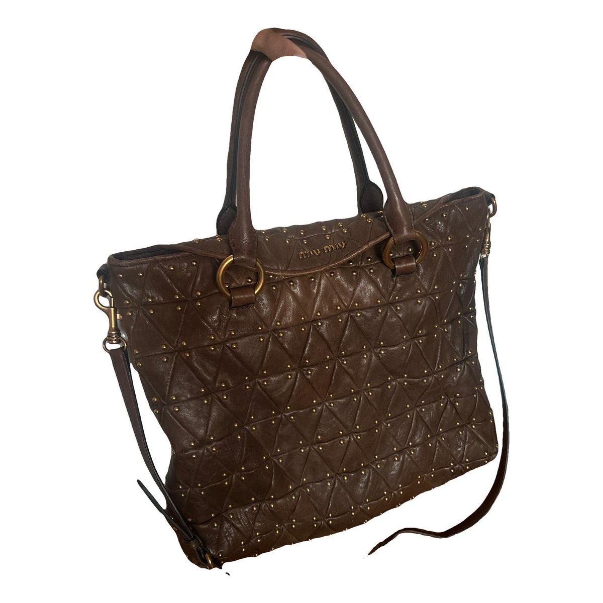 Starlight leather tote
