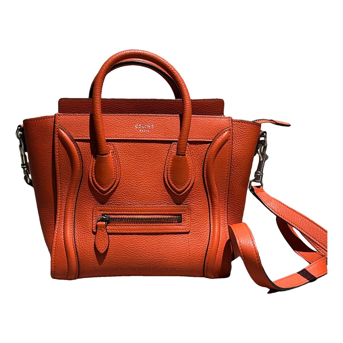 Nano Luggage leather handbag