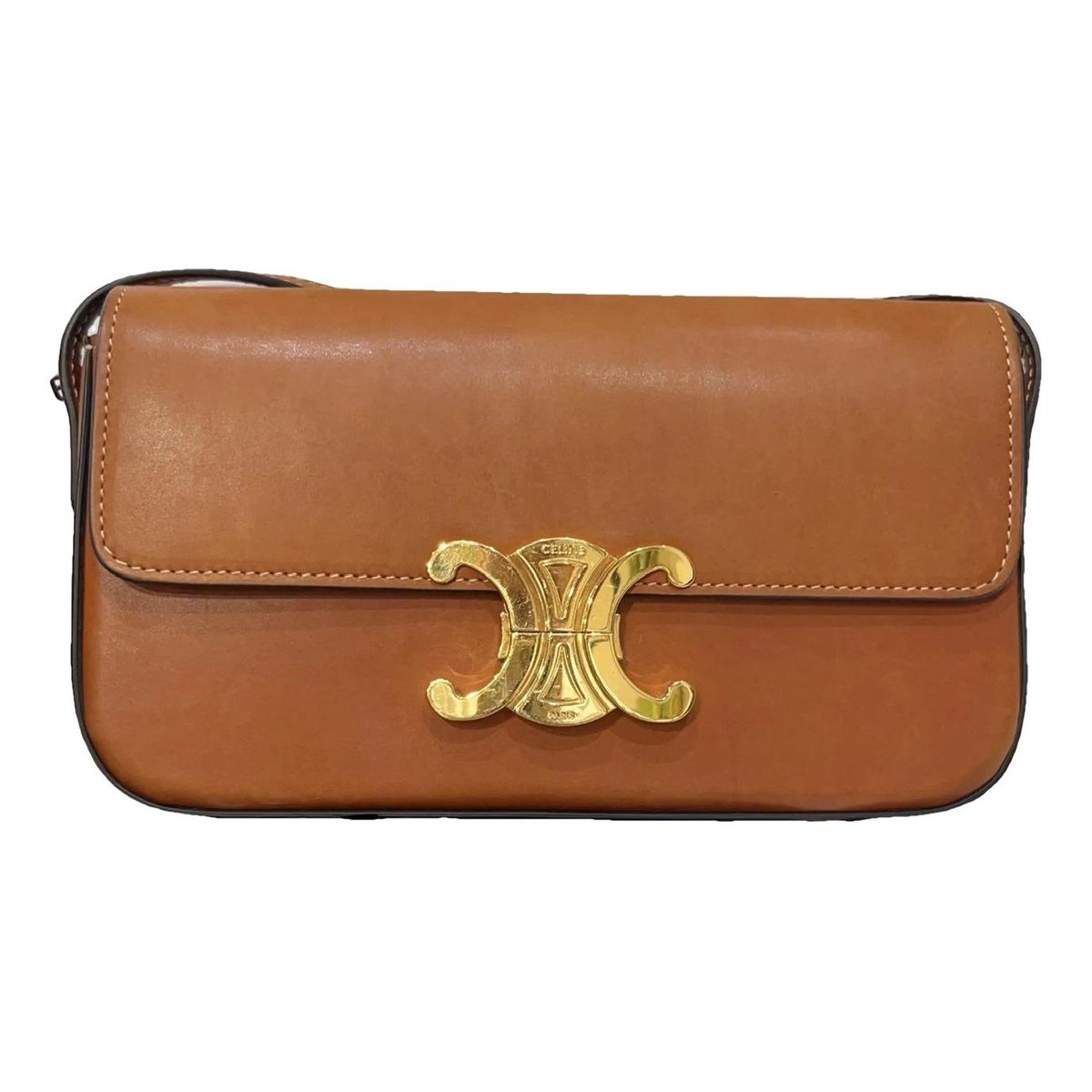 Triomphe leather handbag