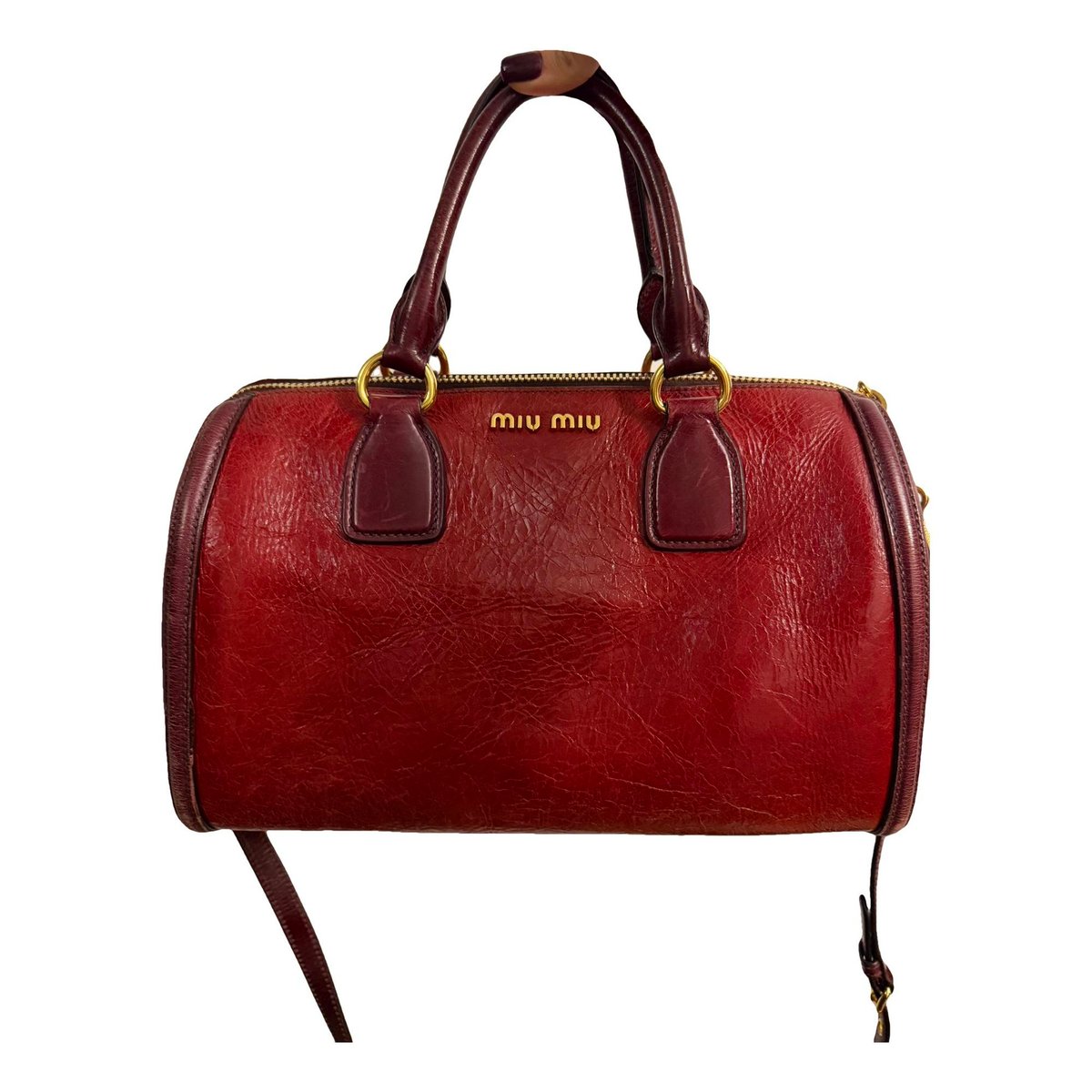 Bow bag leather travel bag