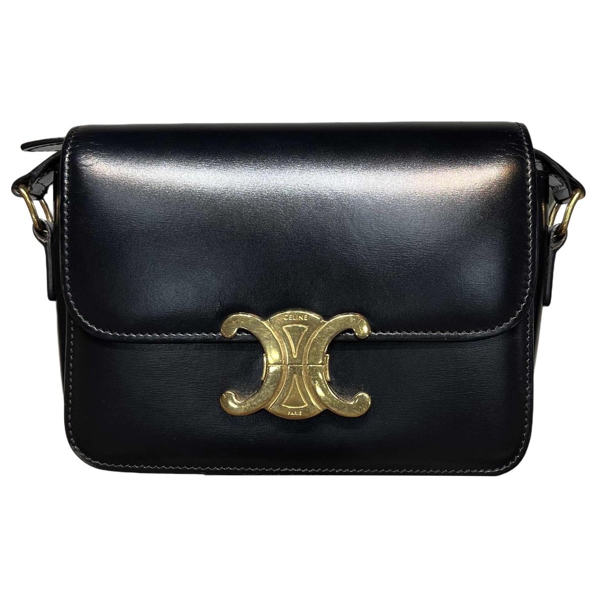 Triomphe leather handbag