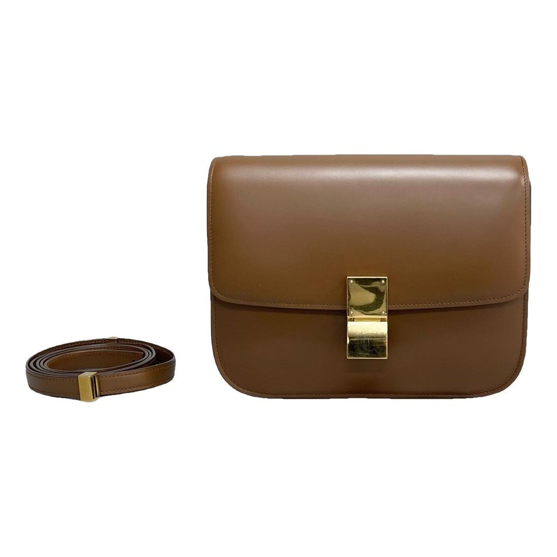 Classic leather handbag